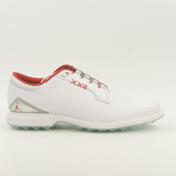 Jordan AG5 5 WIDE \'White Fire Red\' FQ7874-101 Golf Cleats size 10.5 main image 7